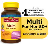 Nature Made Multivitamin para Ella 50+ Tabletas