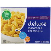Cena de macarrones con queso deluxe de cuatro quesos Food Club