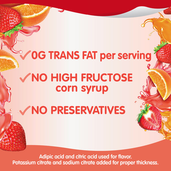 Snack Pack Gels Juteux Saveur Fraise et Orange