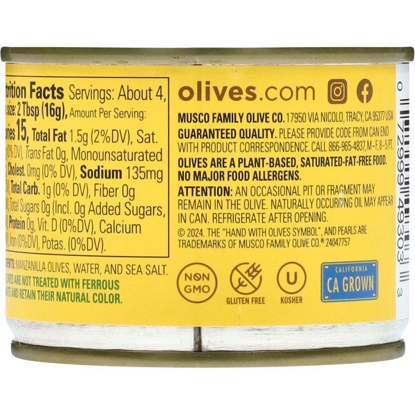 Aceitunas Rojas Rebanadas Pearls de California