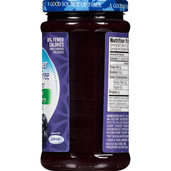 Polaner Sugar Free Seedless Blackberry Preserves with Fiber