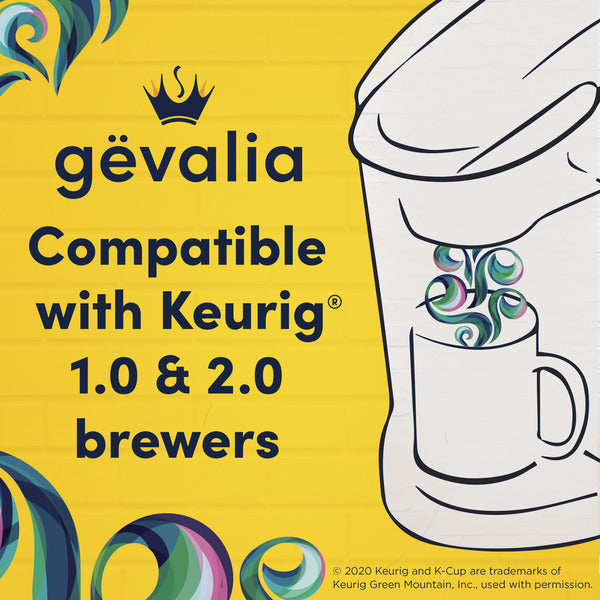 Gevalia Costa Rica Medium-Dark Roast Coffee Pods