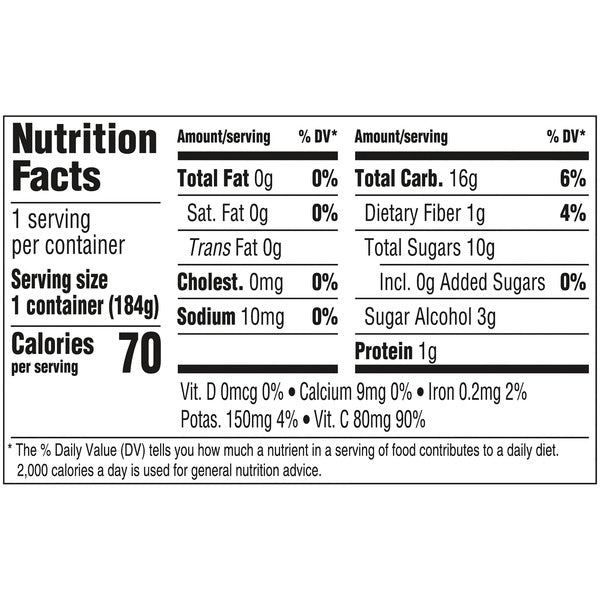 Del Monte Peach Chunks, Yellow Cling, No Sugar Added