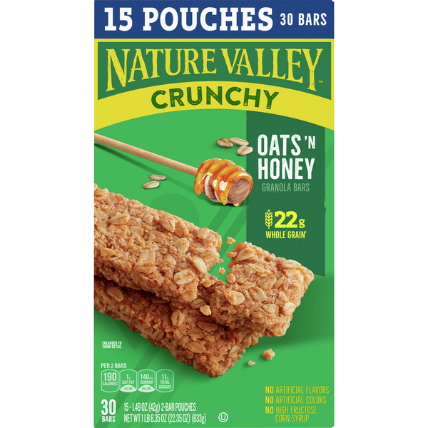 Nature Valley Avena y Miel Barras de Granola Crujientes