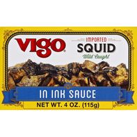 Calmars Vigo dans une sauce à l'encre