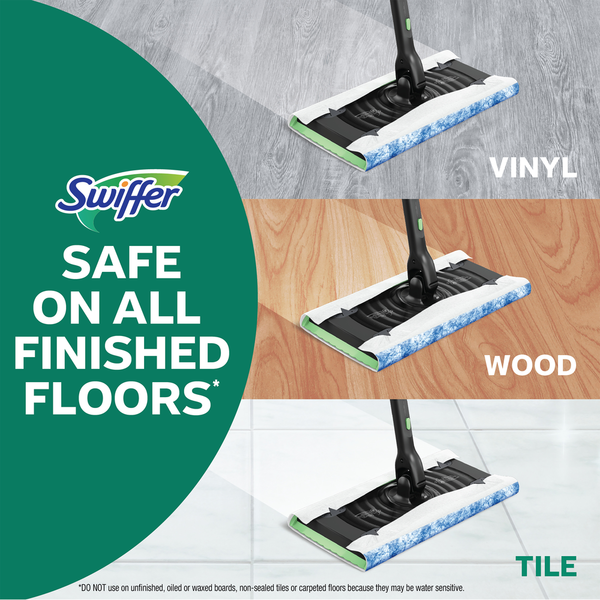 Kit de nettoyage 2-en-1 Swiffer Sweep and Mop Deluxe