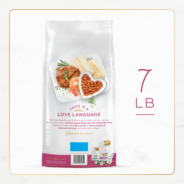 Purina Fancy Feast Croquettes pour Chats - Saveur Filet Mignon