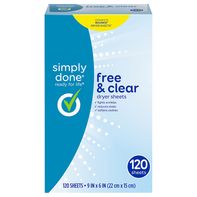 Simply Done Free & Clear Dryer Sheets