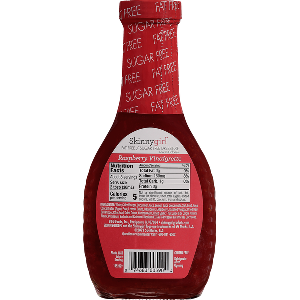 Vinaigrette à la framboise Skinnygirl, 8 FL OZ