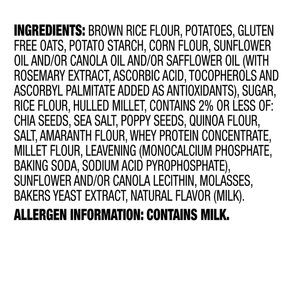 Galletas Multigrano Sin Gluten de Milton