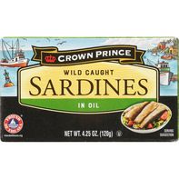 Sardinas en aceite de Crown Prince, capturadas en estado salvaje