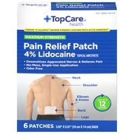 Patch de soulagement de la douleur à force maximale TopCare