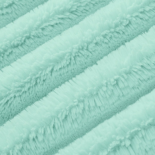 Luxe Cuddle Bunny Aqua Sea Fabric - 58"/60" per Yard
