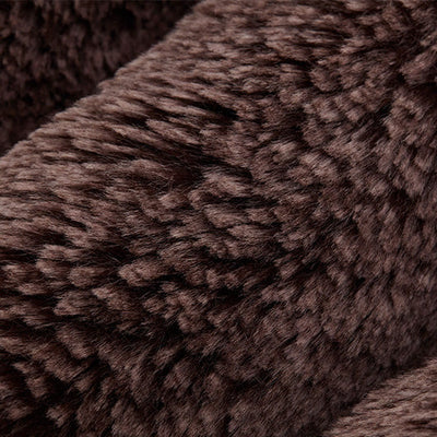 Rum Raisin Luxe Cuddle Arctic Fox Fabric - 58"/60" per yard