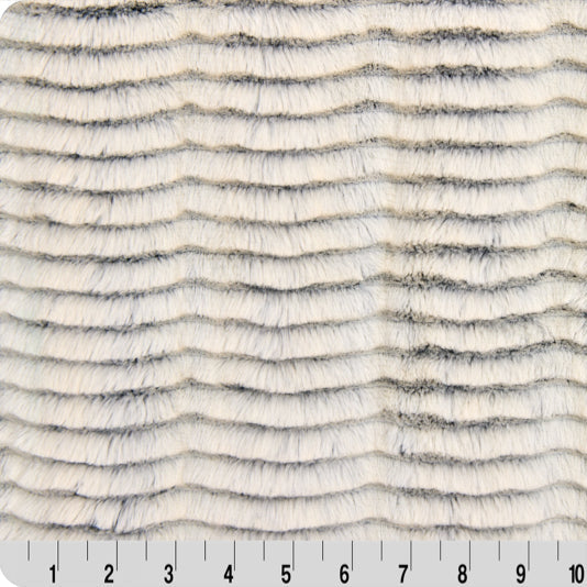 Tissu Luxe Cuddle Frosted Oceana Night - 58" de large