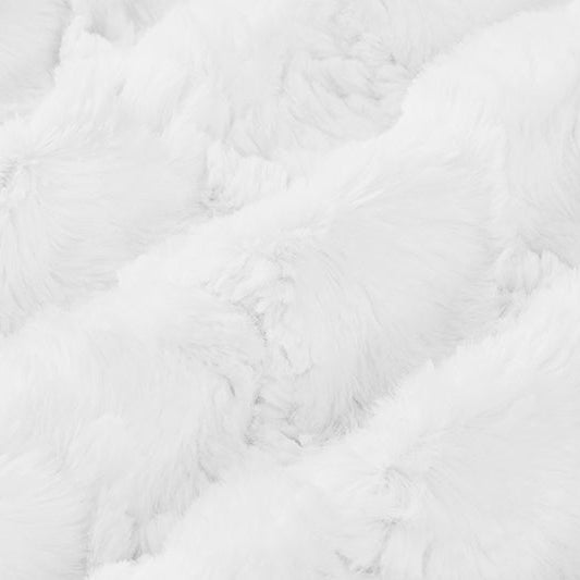 Luxe Cuddle Glacier Snow Fabric - 58" Wide