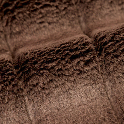 Tela Luxe Cuddle Iced Sydney de Chocolate Caliente - 58"/60" por Yarda