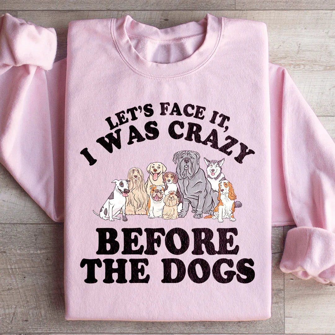 Seamos realistas: estaba loco antes de los perros. Sudadera
