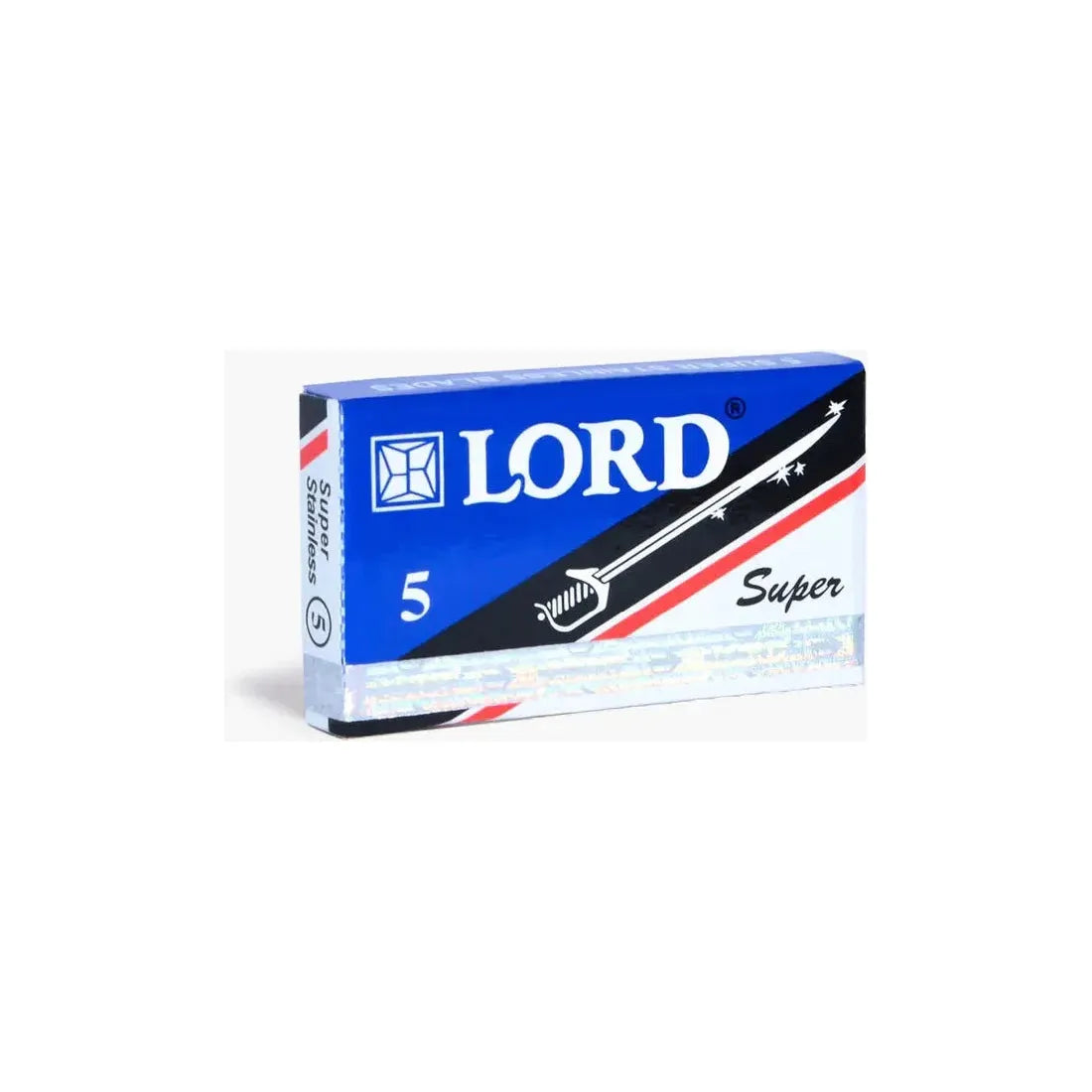 Cuchillas de Afeitar de Doble Filo Lord Super Stainless - Paquete de 5