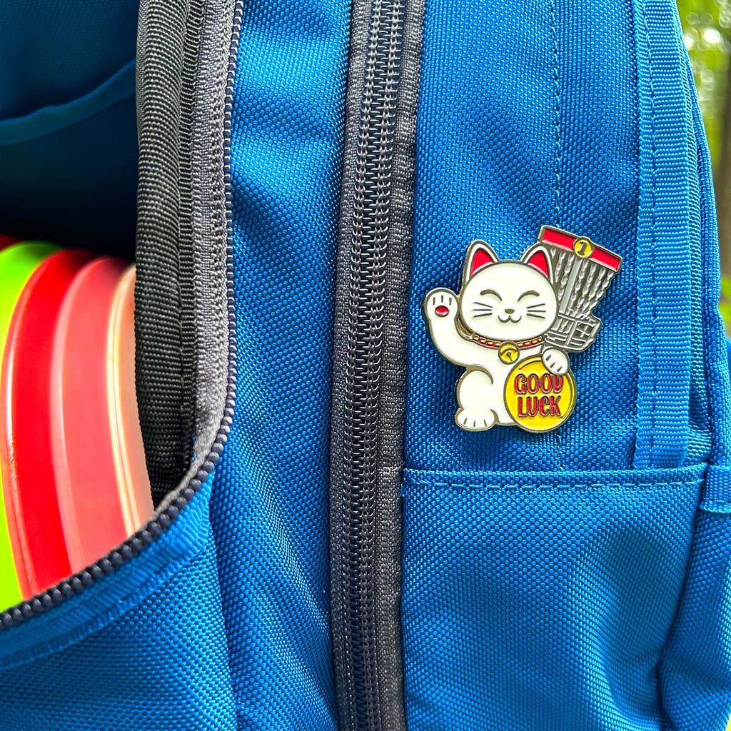 Pin de mariposa de metal Lucky Cat