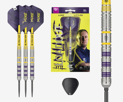 Luke Littler Signature Swiss Point Steel Tip Darts Set - Korvel