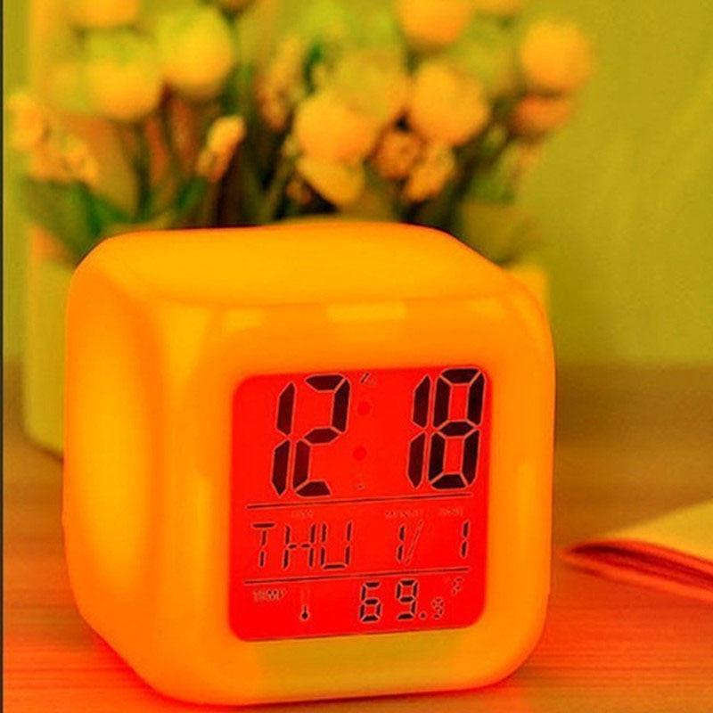 Multifunctional Color Changing Alarm Clock with Touch Control