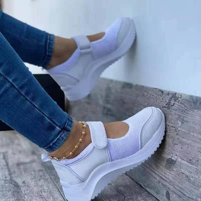 Luxury Summer Red Women's Sneakers - Breathable & Comfortable