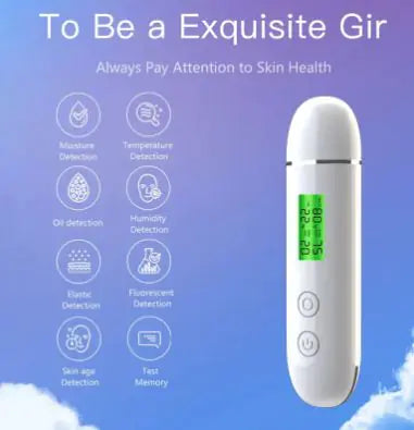 Testeur de peau facial intelligent rechargeable