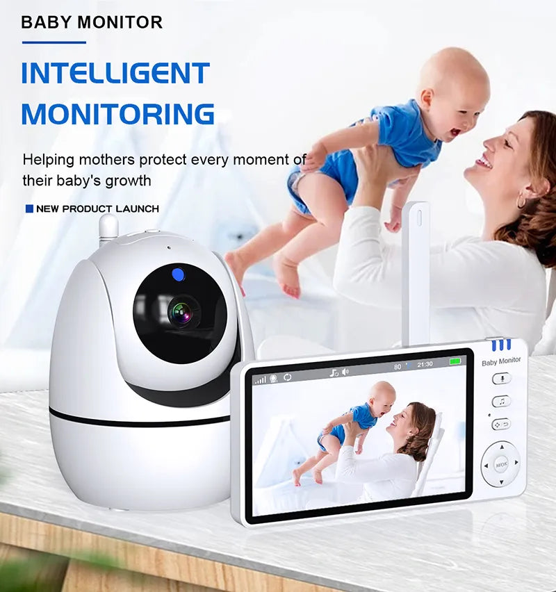 Monitor de bebé inalámbrico HD para tranquilidad