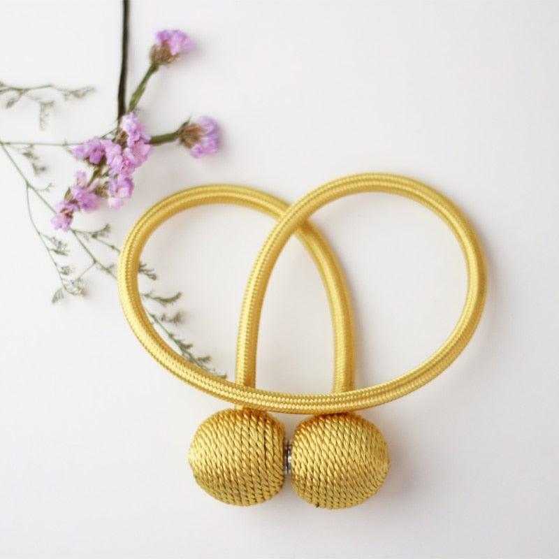 Elegant Magnetic Curtain Tiebacks for Home & Office