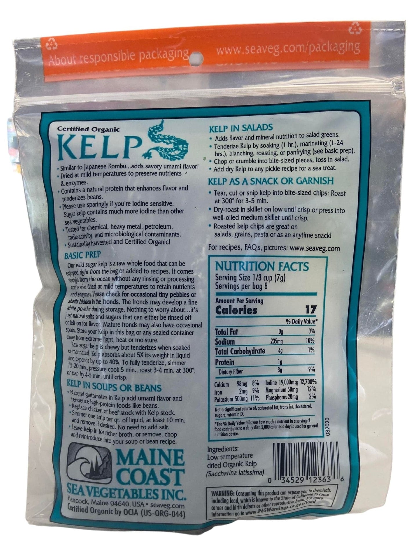 Wild Atlantic Kombu Kelp
