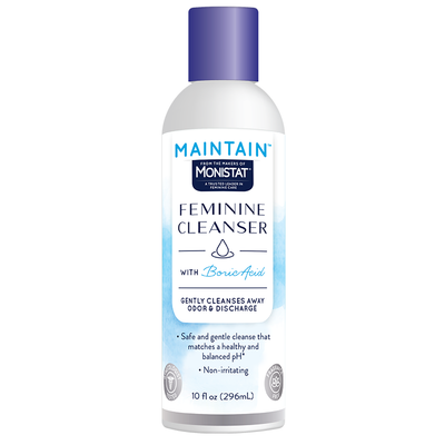Limpiador Intimo Monistat con Ácido Bórico, 10 Oz