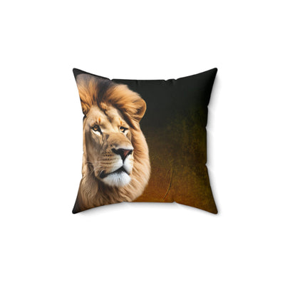 Regal Lion Decorative Pillow - Perfect Accent for Nature Enthusiasts - Korvel