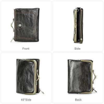 Genuine Leather Ladies' Wallet - Elegant & Functional