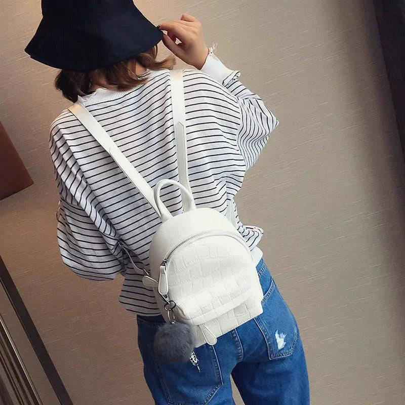 Mochila Mini de Cuero Chic - Elegante y Funcional