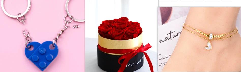 Conjunto de Caja de Rosas Reales Preservadas Mandotos - Regalo Atemporal para Cualquier Ocasión