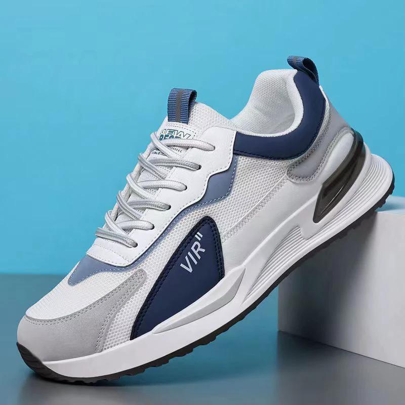 Zapatillas Casual de Malla con Bloques de Color para Hombre