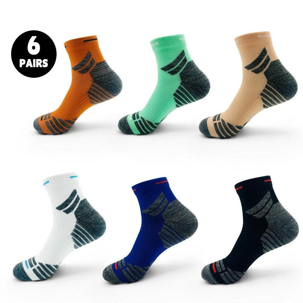 Chaussettes de Cheville Rembourrées pour Hommes - 6 Paires pour un Confort Ultime