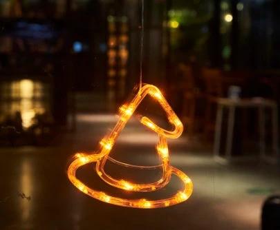 Luces LED para Ventanas de Halloween - Decoración Espeluznante