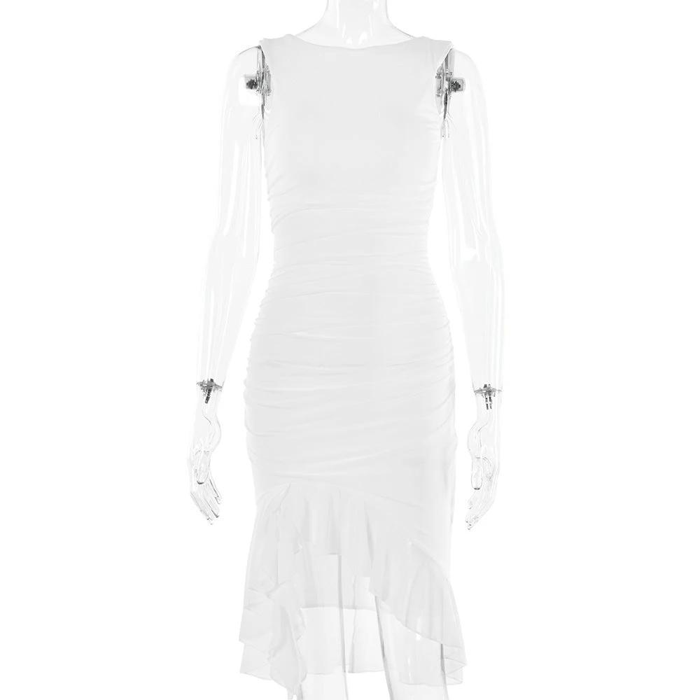 Vestido sin mangas ajustado de verano para mujeres