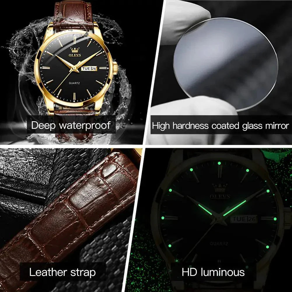 Montre en Cuir Élégante