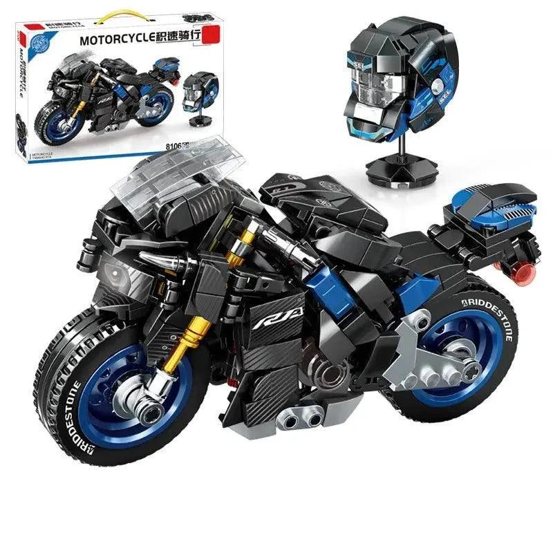 Motorcycle Model Educational Toy for Creative Builders