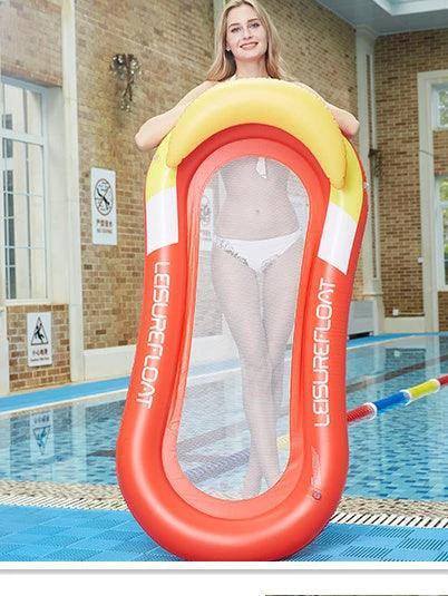 Nueva fila de hamaca flotante Spot Net para relajación en verano