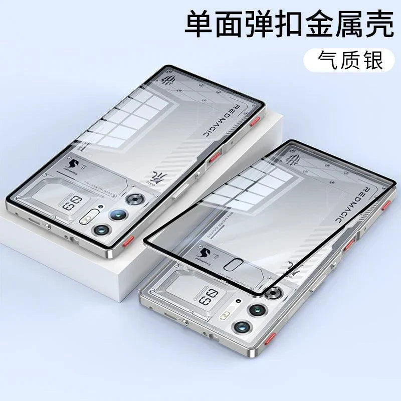RedMagic Transparent Acrylic Case for 9S Pro - Sleek Metal Frame & Protection