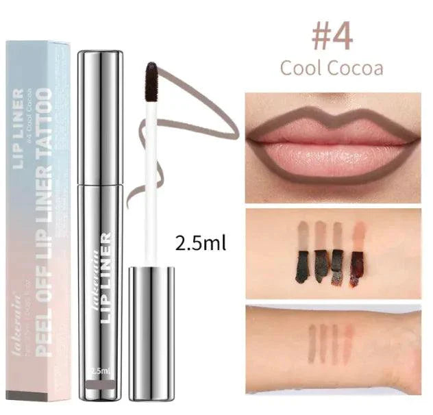 Labial Mate de Terciopelo Sin Transferencia