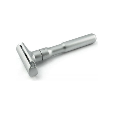 Merkur Futur Adjustable Safety Razor Gift Tin & Blades - Satin Finish