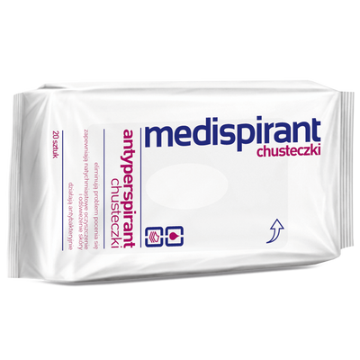 Medispirant Wipes - 20 Premium Refreshing Wipes