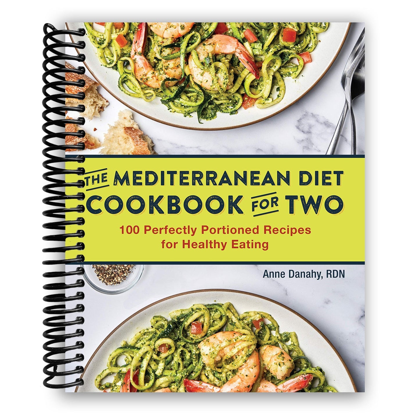 Couples' Mediterranean Diet Cookbook: 100 Deliciously Balanced Recipes for Healthy Living (Spiral Bound) - Korvel