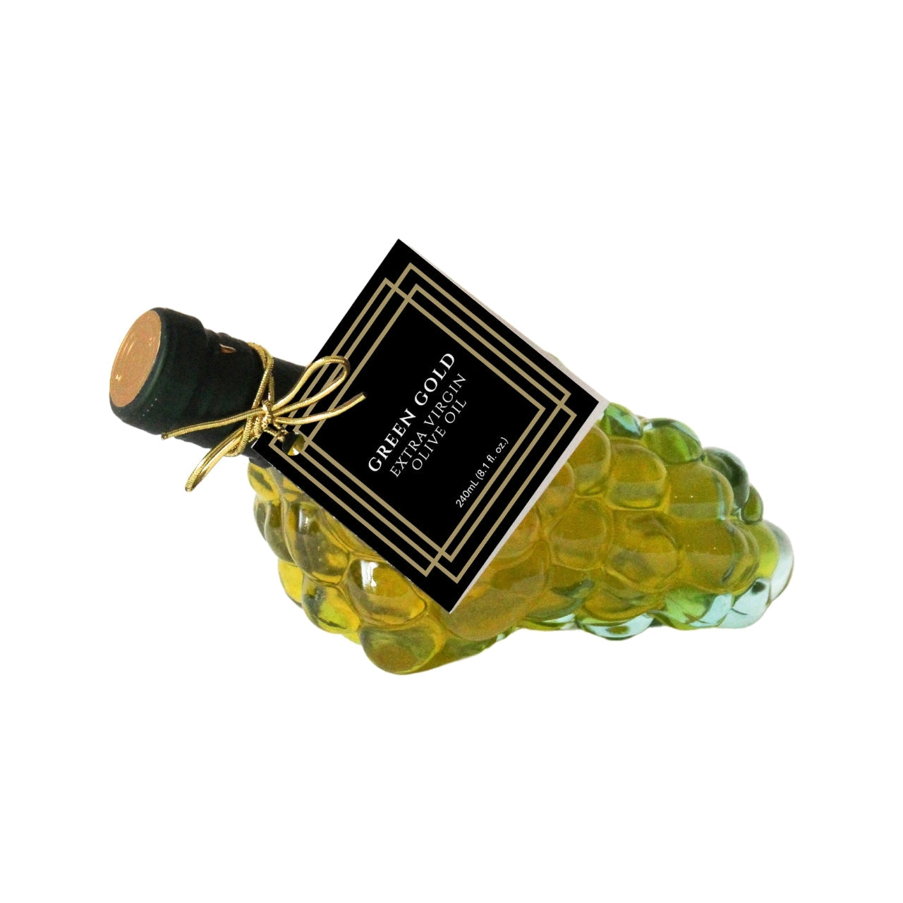 Melina's Green Gold 100% Pure Extra Virgin Olive Oil, Grape Cluster (240mL) - Korvel
