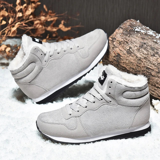 Botas de Invierno Impermeables para Hombre - Diseño Ligero de Tobillo Alto